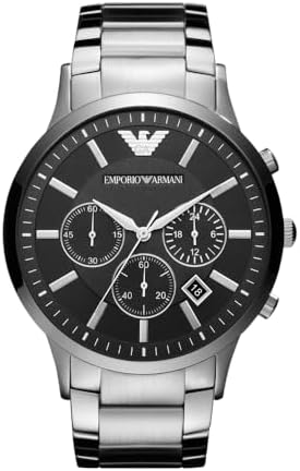 Emporio Armani Men's Chronograph Stainless Steel Watch, AR2460 46