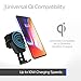 tzumi Wireless Charging Gravity Mount – Pressure-Activated Smartphone Car Mount and Wireless Charger for All Qi-Enabled Devices – Docks from Any Air Vent