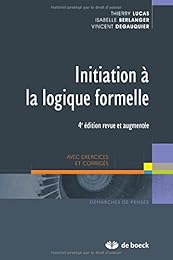Initiation à la logique formelle