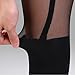 AmazingOS® Womens Plain Stripe Suspender Tights Mock Garter Stockings Pantyhose