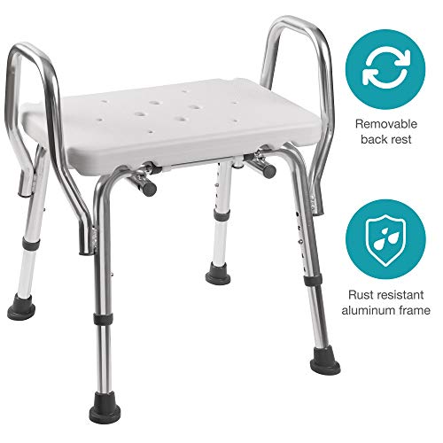 DMI Shower Chair Bath Seat for Tub or Shower Bench for Inside Shower, FSA and HSA Eligible