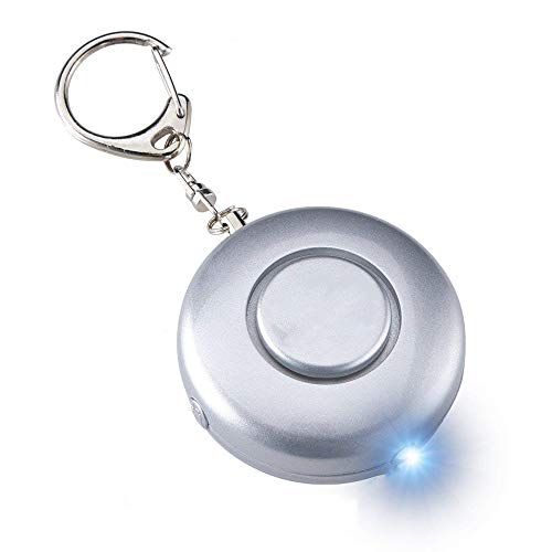 120 Db Silver Sos Personal Alarm Emergency Self Defense Anti Wolf
