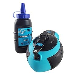 OX Tools Professional Chalk Line Reel & Chalk