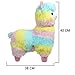 Alpacasso Rainbow Plush Alpaca Stuffed Toy, 16-Inch.