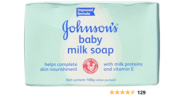 johnson milk and rice soap
