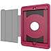 iPad Case, iPad Mini 1 2 3 Case, SEYMAC Three Layer Drop Protection Rugged Protective Heavy Duty iPad Case with Magnetic Smart Auto Wake / Sleep Cover for Apple iPad Mini 1/2/3 (Rose)