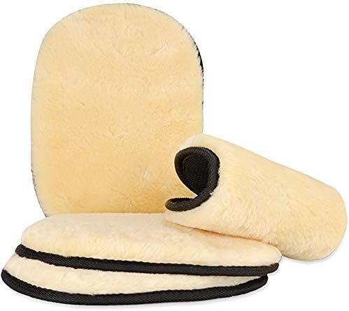 ムートンカーウォッシュグローブ 4枚セット 洗車スポンジ 洗車グローブ 傷防止 泡立ちやすい 超激安