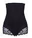 Gotoly Hi- Waist Butt Lifter Tummy Control Boy Shorts Buttock Booty Control (M/L, Black)