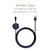 Native Union Night Cable - 10ft Ultra-Strong Reinforced [MFi Certified] Durable Lightning to USB Charging Cable with Weighted Knot Compatible with iPhone/iPad (Marine)