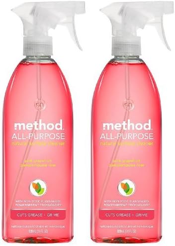 Method All Purpose Natural Surface Cleaning Spray - 28 oz - Pink Grapefruit - 2 pk by Method