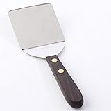 Fox Run Small Offset Stainless Steel Spatula Turner With Wood Handle