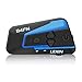 LEXIN LX-B4FM 4 Riders Motorcycle Intercom, Universal Helmet Communication System, Waterproof Bluetooth Headset with Speakers for Motorcycle Helmet 1600m Range