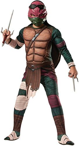 Kids Deluxe Teenage Mutant Ninja Turtles Raphael Costume Bundle Medium 8-10