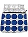 ICY-COOLS Insulin Cooler Travel Case with TSA Approved Ice Pack, Neoprene Medication Travel Organizer Bag, Small Insulated Pouch for Medicine, Lipstick, Injectables, Blue Dot