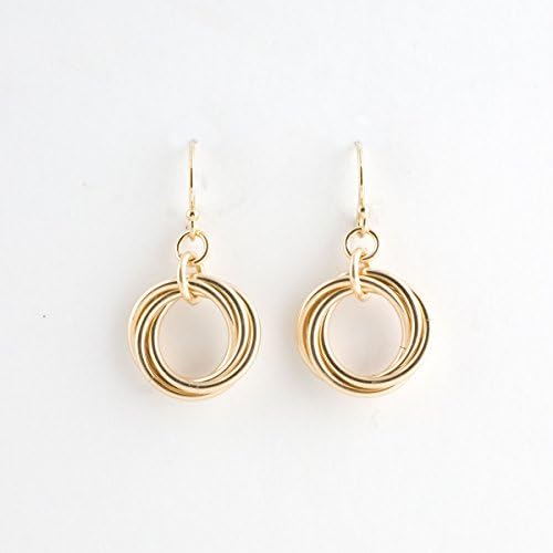 Infinity Love Knot Earrings - Gold Fill