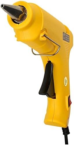 OKASTA Mini Yellow 6 Stick Gule Gun Heavy Hot Melt Glue Gun (Multicolor) for Art Craft, Quick Repairs, Paper & Cloth High-Tech Professional Electronic Standard Temperature Corded Glue Gun (7 mm)