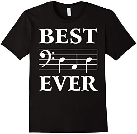 Men's Father's Day Dad Tshirt For Musician Music Bass Bassist Medium Black