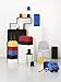 LEGO Storage Brick 8 - studs BLACK - Stackable Plastic Storage Box with Lid for Kids and Adults, Ideal Desk Organizer and Toy Box - 12.1L Capacity