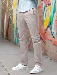 Match Men's Slim Fit Straight Leg Casual Pants