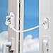 SLC Window Door Restrictor Cable Security Lock Key Baby Child Safety Device and Intrusion Defence