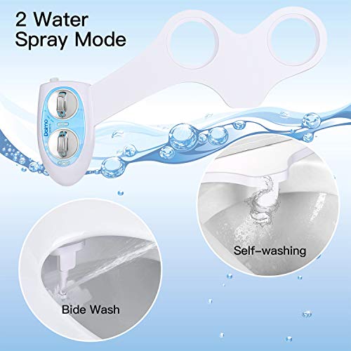 Bidet Toilet Seat, Dalmo DDB01S2 NonElectric Bidet with SelfCleaning