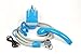 Human Creations ShowerEase Rechargeable Portable Shower w/Valve Switch on Showerhead, 2200mAh (Aqua Blue) - ideal for indoor or outdoor use