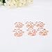Kafly Shoppingmoon Cute Cat Paper Clips Metal Note Clips for Office School Wedding Decoration (Gold) Pack 12pcs.