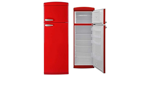 FRIGO CORBERO CF2P1719RR 175,4X60,5 Rojo A+ : Amazon.es ...