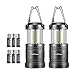 LED Camping Lantern, Swiftrans Lantern Flashlight Ultra Bright Survival Gear for Emergencies, Hurricanes with Magnetic Base (2 Pack)
