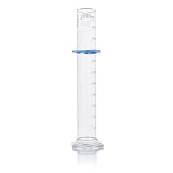 Graduated Cylinder, Globe Glass, 2000mL, Class