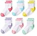 Jefferies Socks Baby-Girls Newborn Girl Performance Tech Quarter Socks, Multi, Toddler