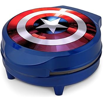 Marvel MVA-278 Captain America Waffle Maker, Blue