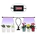 3 Timers 18W Plant Grow Light, GEARGO 5 Dimmable Brightness Levels Grow Bulbs for Indoor Plants, Vegetables, Tomatoes, Lettuce