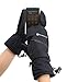 Andorra Women's Touchscreen Ski and Snowboarding Mitten with Diagonal Zippered