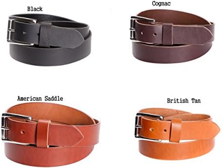 HandmadeAuthentic Leather Belt For Men, 1.5", Personalized Belt, Handmade in Arizona, Full Grain Leather, Lifetime Warranty