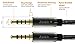 Zeskit Premium 3.5mm Jack Male to Male AUX Audio Cable, TRRS 4 Poles for Headphones with Mic, Speakers - 4ft