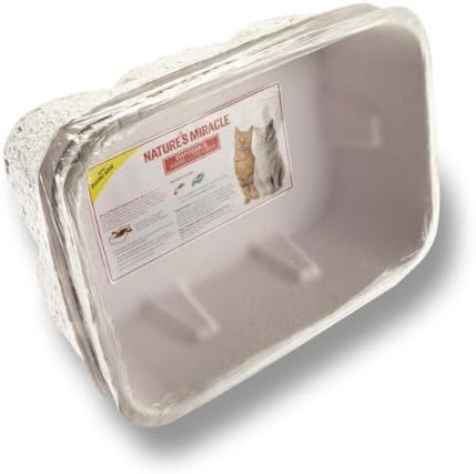 Nature's Miracle Disposable Litter Box with Baking Soda for Odor Reduction, Jumbo, 2 Pack, New