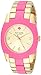 kate spade new york Women's 1YRU0163 Skyline Gold-Plated Stainless Steel Bazooka Pink  Watch
