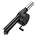 goldblue Outdoor Cooking Fan Air Blower for BBQ Fire Bellows Hand Crank Powered Small Fan air Blower BBQ Fan fire Bellows Hand Blower