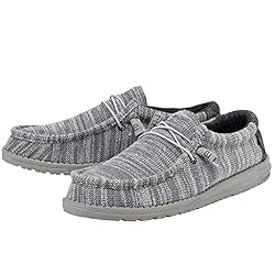 Hey Dude Men's Wally Stretch Platinum Mix Size 15