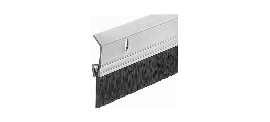 Frost King SB36 2 x 36" Extra Aluminum/Brush Door Sweep - Seal Drafts & Save Energy