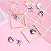 Geyoga 40 Pieces American Flag Heart Charms USA Star Charms Heart Flag Pendant with Gold Plated Ornament for 4th of July DIY Decoration