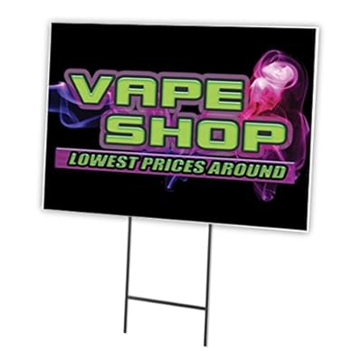 Vape Shop Lowest Prices 18x24 Yard Sign Iceland | Ubuy
