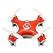 oneCase Cheerson CX-10 29mm 4 Channel 2.4GHz Radio Control RC Mini Quadcopter Helicopter Drone 6-Axis Gyro UFO with LED Flash Light - Orange