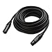 Cable Matters 2-Pack Premium XLR to XLR Cables - 25ft, Male to Female Microphone Cable, Oxygen-Free Copper (OFC) Mic Cord, Black