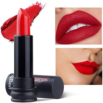 funie Lipstick | QIBEST Women Waterproof Non-sticky Lipstick Long Lasting Moisturizing Lip Cream - Peach Orange
