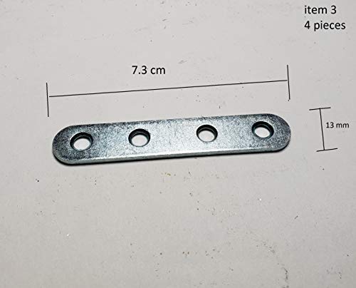 True Choice Stores Waterbed Bracket Hardware Kit for Hardside Wood Waterbed Frames - Cal King, Queen and Super Single Size