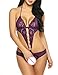 Avidlove Women Lingerie Halter Teddy Sleepwear One Piece Lace Babydoll Mini Bodysuit