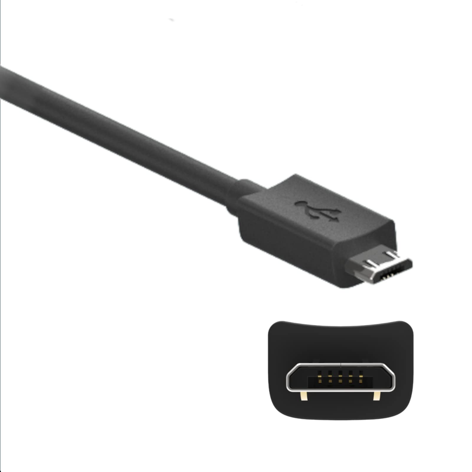 Motorola Chargers - 2M Micro USB (MC00AMB20A) Data/Charging cable.