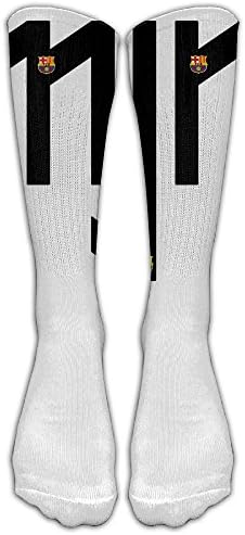 Neymar Football Logo Barcelona Unisex Knee Length Socks Tube Socks New Highly Elastic Comfortable Knee High Socks